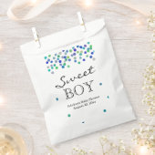Sachets En Papier Buffet sucré bébé garçon douche bonbon (Coupé)