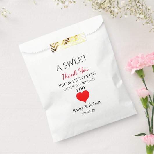 Sachets En Papier Buffet Sweet Merci Wedding Favoriser (Scellé)