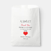 Sachets En Papier Buffet Sweet Merci Wedding Favoriser (Devant)