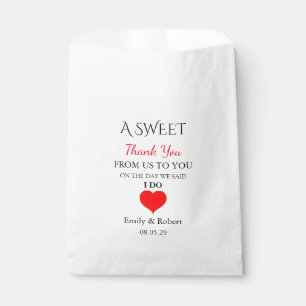 Sachets En Papier Buffet Sweet Merci Wedding Favoriser