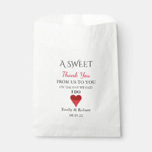 Sachets En Papier Buffet Sweet Merci Wedding Favoriser