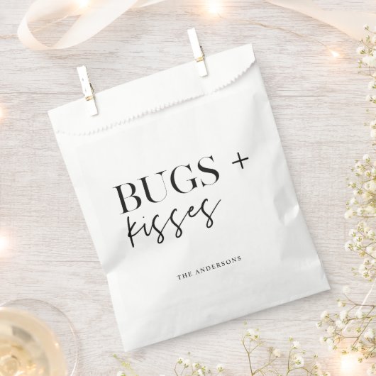 Sachets En Papier Bug + Baisers Halloween (Coupé)