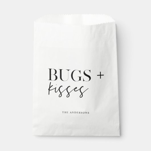 Sachets En Papier Bug + Baisers Halloween (Devant)