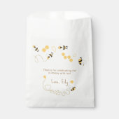Sachets En Papier Bumble abeille nid d'anniversaire (Devant)
