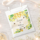 Sachets En Papier Bumble abeilles miel fleurons jaunes mariage (Coupé)