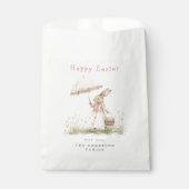 Sachets En Papier Bunny Pâques Pastel (Devant)