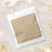 Sachets En Papier Burlap Vintage rustique (Coupé)