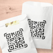 Sachets En Papier Business Scan Me QR Code Website Modern Simple