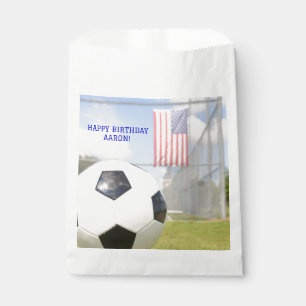 Sachets En Papier But Poster noir et blanc Soccer Ball Sports