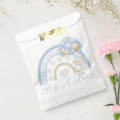 Sachets En Papier C’est un Baby shower arc-en-ciel Boy Blue Pastel (Scellé)