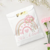 Sachets En Papier C’est un Baby shower rose arc-en-ciel pour fille (Scellé)
