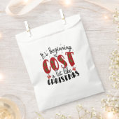 Sachets En Papier Ça commence à coûter beaucoup comme Noël (Coupé)