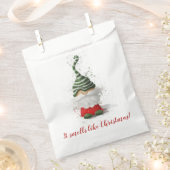 Sachets En Papier Ça sent comme Noël - gnome 2 Favor Sac (Coupé)