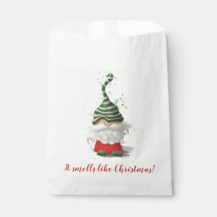 Sachets En Papier Ça sent comme Noël - gnome 2 Favor Sac