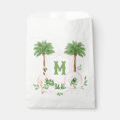 Sachets En Papier Cabana Stripes Palm Beach Monogram Crest (Devant)