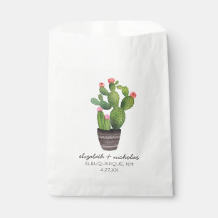 Sachets En Papier Cactus floral rose