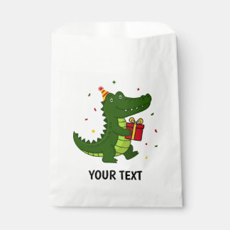 Sachets En Papier Cadeau de Crocodile Mignon