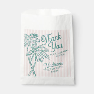 Sachets En Papier Cadeau de fête de plage pastel de la station balné