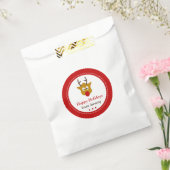 Sachets En Papier Cadeau de Noël à rennes rouges mignon (Scellé)