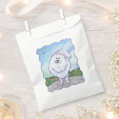 Sachets En Papier Cadeaux et accessoires Poméraniens blancs (Coupé)
