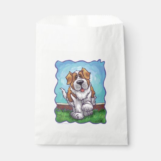 Sachets En Papier Cadeaux et accessoires St. Bernard (Devant)