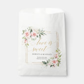 Sachets En Papier Cadre en or rose rousse rousse eucalyptus Bride (Devant)
