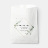 Sachets En Papier Cadre Or & Folithe Moderne (Devant)