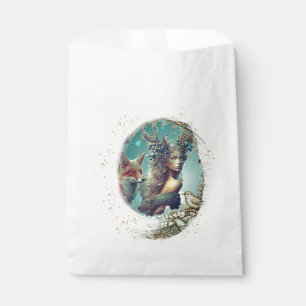 Sachets En Papier Cadre photo de fantaisie tourbillonnante d'oiseaux