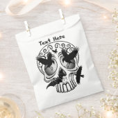 Sachets En Papier Calaveras décoratives Halloween (Coupé)