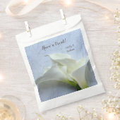 Sachets En Papier Calla lilies on decorative background (Coupé)