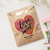 Sachets En Papier Calligraphie Amour est Douce Mariage (Scellé)