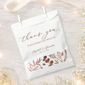 Sachets En Papier Calligraphie délicate | MARIAGE MERCI (Coupé)