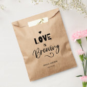 Sachets En Papier Calligraphie L'amour moderne brasse le Mariage (Scellé)