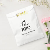 Sachets En Papier Calligraphie moderne i do barbecue douche nuptiale (Scellé)