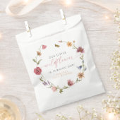 Sachets En Papier CAMILLA Papillon Fleur sauvage fille premier anniv (Coupé)