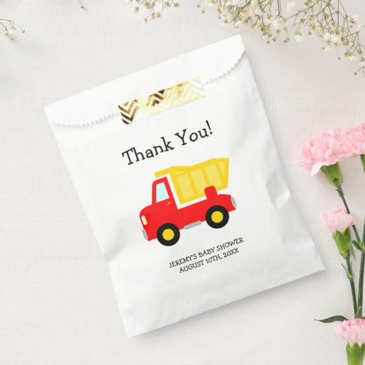 Sachets En Papier Camion de jouets garçons baby shower fête de faveu (Scellé)