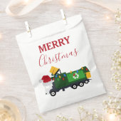 Sachets En Papier Camion de recyclage de Noël (Coupé)