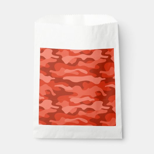 Sachets En Papier Camo monochrome Soda orange (Devant)