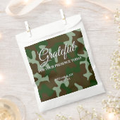 Sachets En Papier Camouflage Brown vert et foncé Grateful (Coupé)