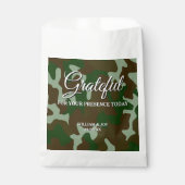 Sachets En Papier Camouflage Brown vert et foncé Grateful (Devant)