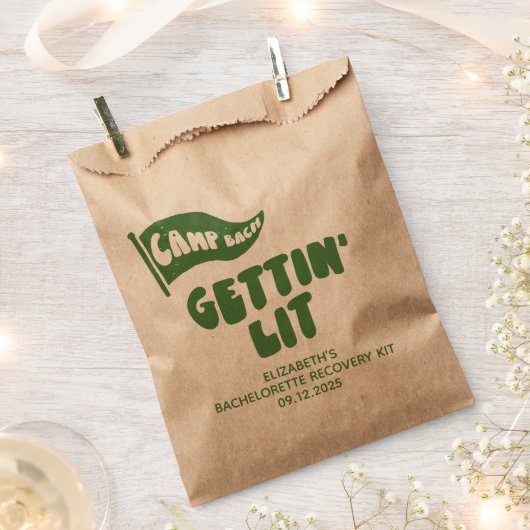 Sachets En Papier Camp Bachelorette Gettin' Lit Recovery Kit (Coupé)