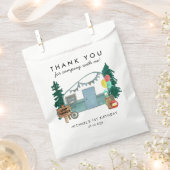 Sachets En Papier Camper Camper Van Trees Camping 1er anniversaire (Coupé)