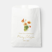 Sachets En Papier Capucine | Simple Faire sachet de graines Obsèques (Devant)