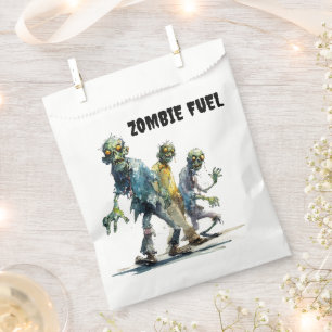 Sachets En Papier Carburant Zombie   Halloween Bonbons Favoriser Sac