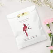 Sachets En Papier Cardinal Bird Seed Packet Funeral Memorial (Scellé)