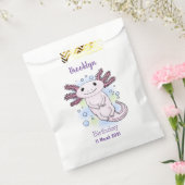 Sachets En Papier Caricature axolotl rose adorable (Scellé)