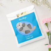 Sachets En Papier Caricature bleu loutre de mer joyeux (Scellé)