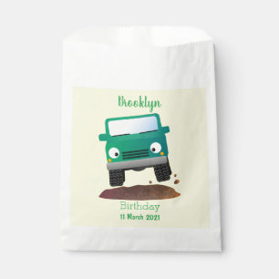 Sachets En Papier Caricature de voiture 4 X4 hors route
