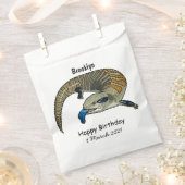 Sachets En Papier Caricature en bleu (Coupé)