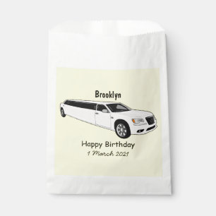 Sachets En Papier Caricature limousine